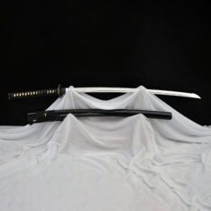 Handmade Japanese Dragon Tsuba Katana Sword T10 Steel