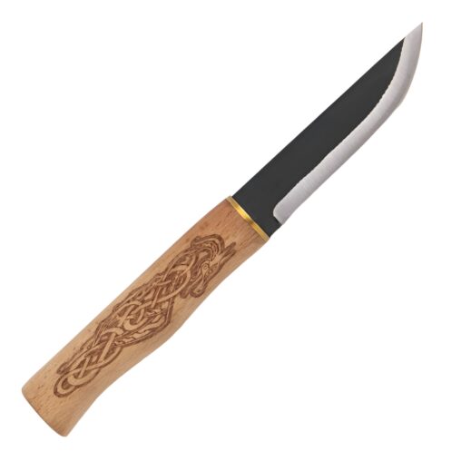 Midgard Knife Viking Dragon Pattern