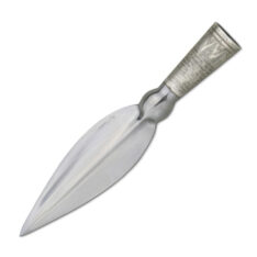 Viking/Celtic Short Bladed Spearhead (Niello Finish Effect)