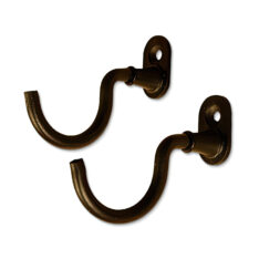 Sword Hanger Black Finish - Hooks for Sword Wall Display