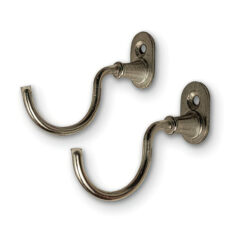 Sword Hanger Nickel Finish - Hooks for Sword Wall Display