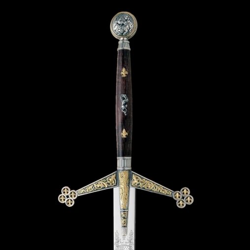 24K Silver and Gold Claymore