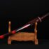 Nagamaki/Katana 1095 Steel Black/Red (Naginata Blade)