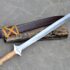 Ancient Greek Xiphos Sword with Steel Crossguard