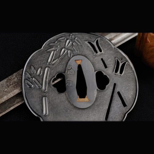 Bamboo Citadel Katana with Pure Iron Tsuba