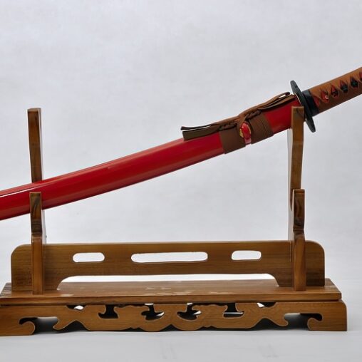 Dragon Wakizashi Black Carbon Steel Blade