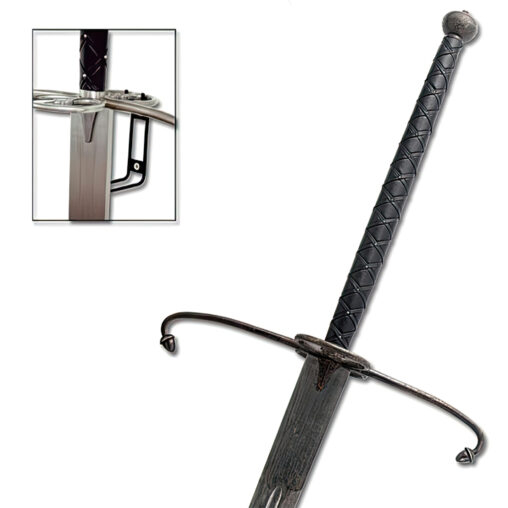 Claymore Lowlander Sword, Antiqued – Functional 6 ft Sword