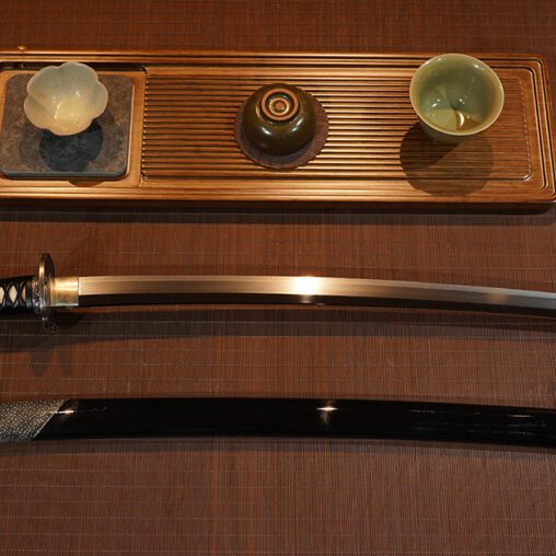 Tamahagane Katana Blade (鹤波拵)