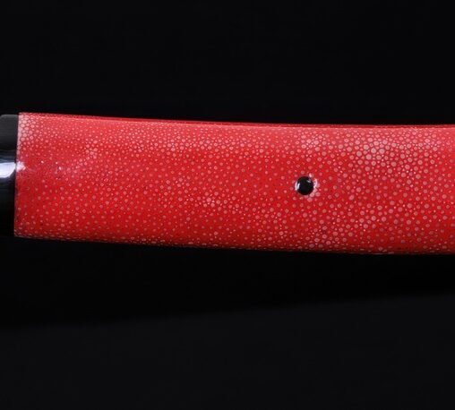 Samurai Tanto Hazuya Polished Ray Skin Saya