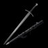 Euro #1 Two Handed Medieval Long Sword with Double Fullers