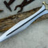Mythical Achilles Sword with Leaf-Shape Blade