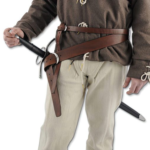 Broadsword Belt Left Hand 13th Century Style