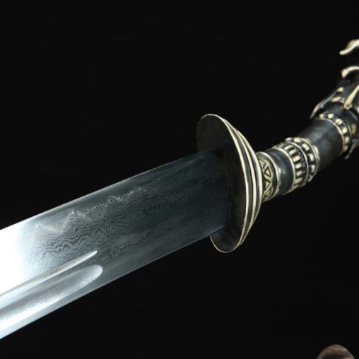 Hailong Dao Sword Dragon Design Pattern Steel