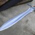 Celtic Leaf Sword with Crossguard and  Fuller