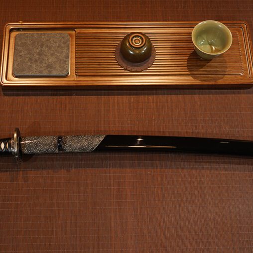 Tamahagane Katana Blade (鹤波拵)