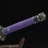 Tang Dynasty Jian Sword Mudan Pattern Steel Clay Tempered Blade