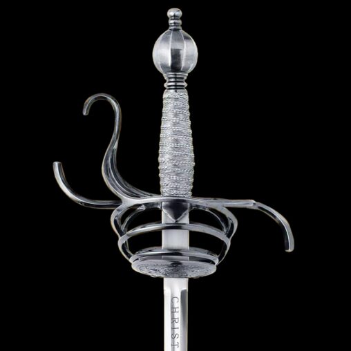 Christus Imperat Rapier Blade Guard