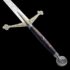 24K Silver and Gold Claymore