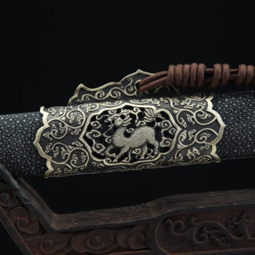 Kirin Tang Jian Sword Chinese Folded Steel