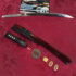 Folded Steel Wakizashi (Naginata Blade Shape)