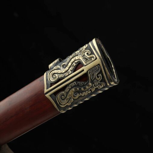Juyuan Jian Pattern Steel Clay Tempered Blade