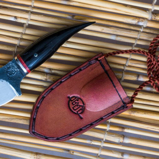 Papoose Neck Knife – Buffalo Horn