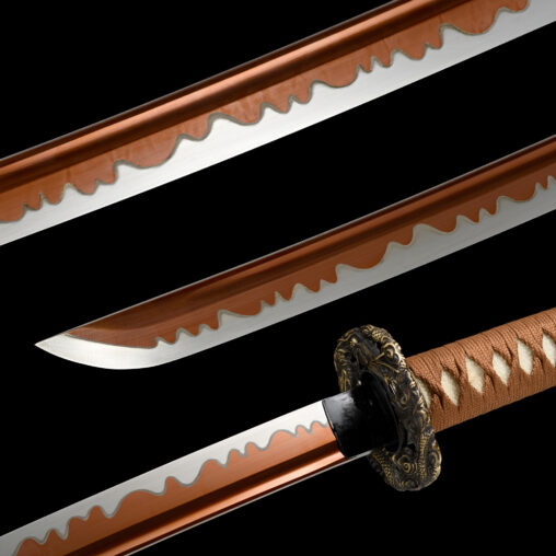 Samurai Dragon Koshirae Katana T10 Steel Sword