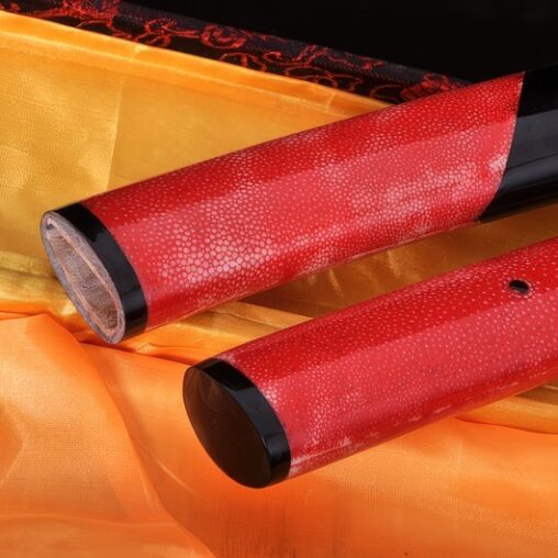 Samurai Tanto Hazuya Polished Ray Skin Saya