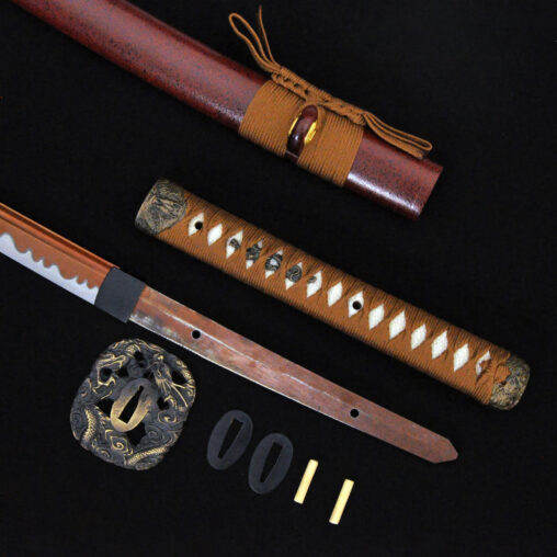 Samurai Dragon Koshirae Katana T10 Steel Sword
