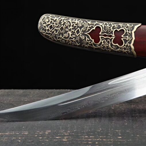 Hanyue Qing Dynasty Dao Pattern Steel Tempered