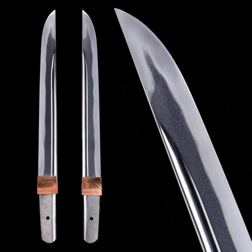 Hira-Zukuri Tanto (Handmade Habaki & Handmade Saya)