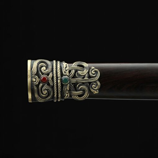 Jian Snake Sword Clay Tempered Pattern Steel