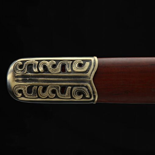 Juyuan Jian Pattern Steel Clay Tempered Blade