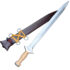 Ancient Greek Xiphos Sword with Steel Crossguard