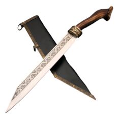 Engraved Royal Stag Seax Viking