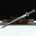 Juyuan Jian Pattern Steel Clay Tempered Blade