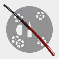 Nagamaki/Katana Crucible Steel Clay Temper