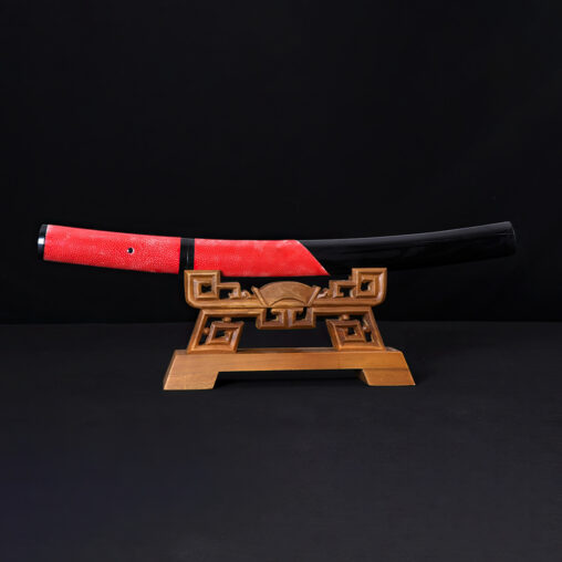 Samurai Tanto Hazuya Polished Ray Skin Saya