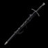 Euro #1 Two Handed Medieval Long Sword with Double Fullers