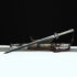 Yueshen Jian Damascus Steel Sword Pattern Pure Copper Scabbard
