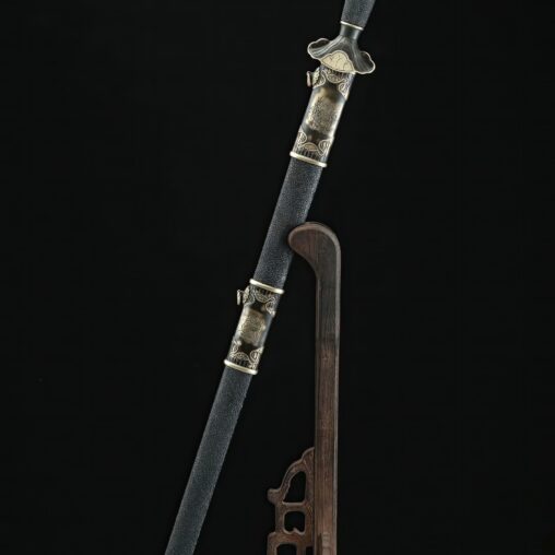 Chinese Jian Song Dynasty Folded Pattern Clay Tempered Sword