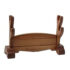 Double Japanese Sword Stand (Handmade from Natural Wood)