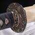 Nova 1095 Cream/Brown Katana with Singing Samurai Saya