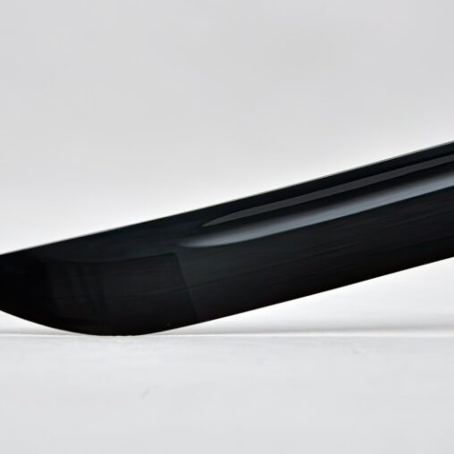 Katana 1060 Carbon Steel Sword Full Tang Black Blade Tsuba