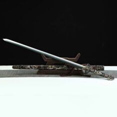 Dragon God Jian Pattern Steel Clay Tempered