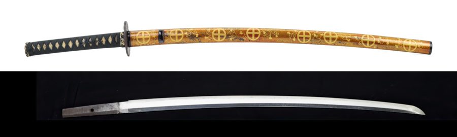 Shimazu mon daisho koshirae and blade