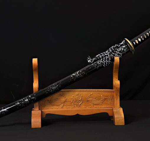Katana Damascus Steel Sword 41″ Oil Quenched Full Tang