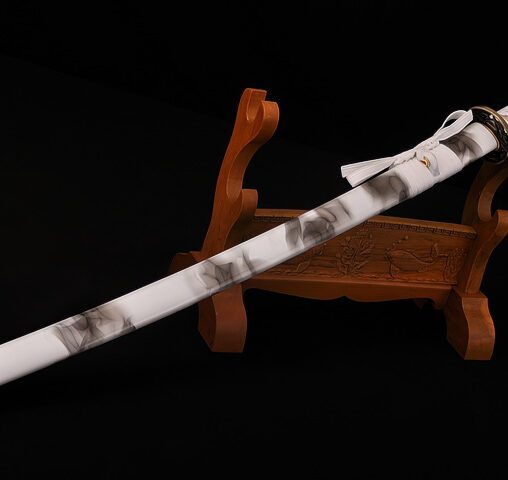 Katana Damascus Steel Sword Folded Steel Full Tang