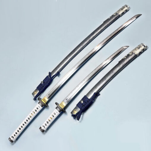 Katana T10 Steel Sword Ghost of Tsushima/Wakizashi