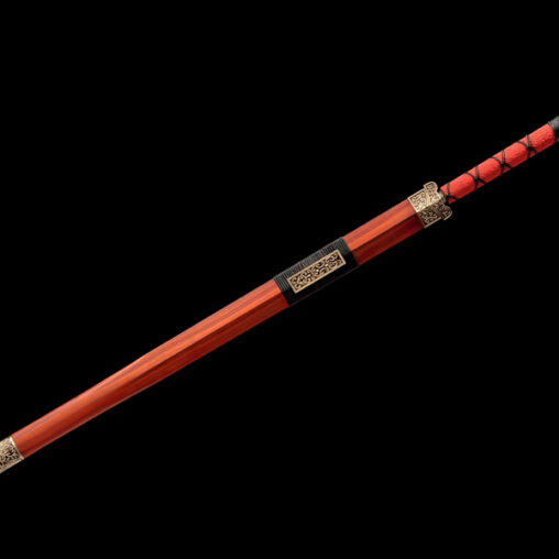 Chinese Han Jian Damascus Carbon Sword
